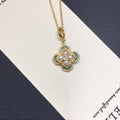 Vintage Shell Pearl Pendant Necklace, Multi‑Use Clasp, Luxury Women Jewelry